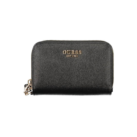 Black Polyethylene Women Wallet