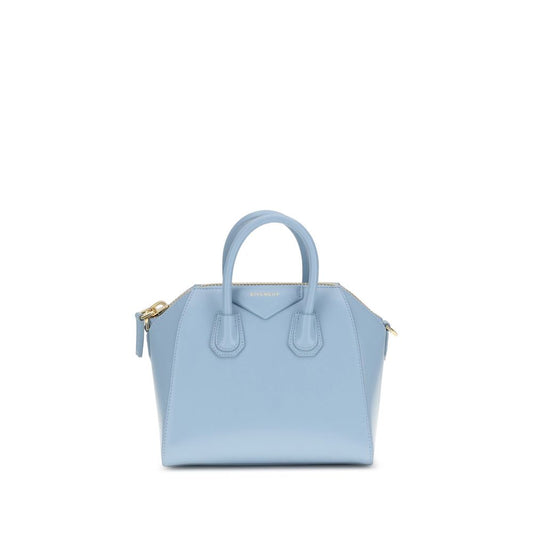 Light Blue Calf Leather Bos Taurus Handbag