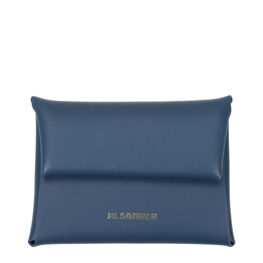 Blue Leather Wallet