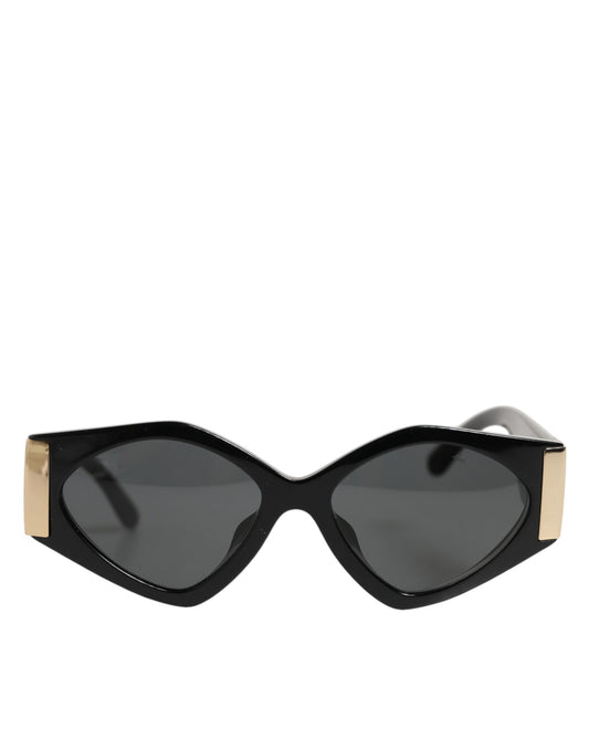 DG4396 Gray Gradient Black Irregular Frame Sunglasses