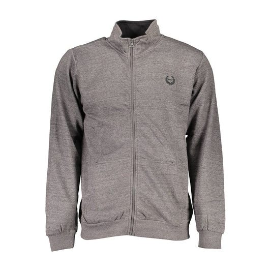 Grigio Polyester Mens Sweatshirt