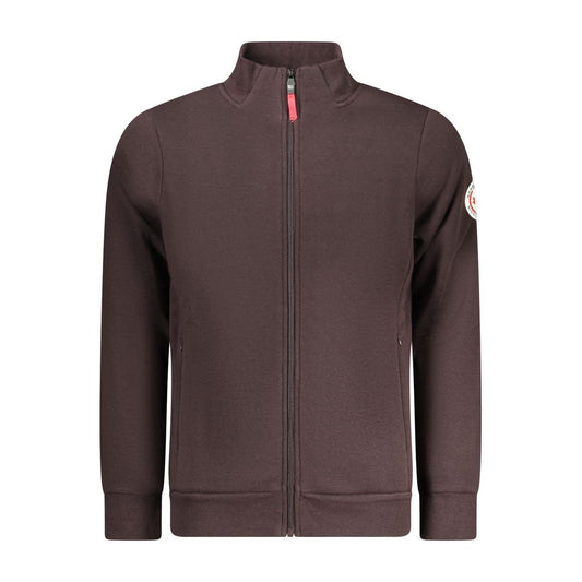 Marrone Cotton Men Sweatshirt