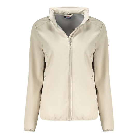 Beige Polyester Women's Jacket
