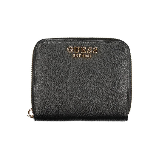 Nero Poliuretano Women Wallet