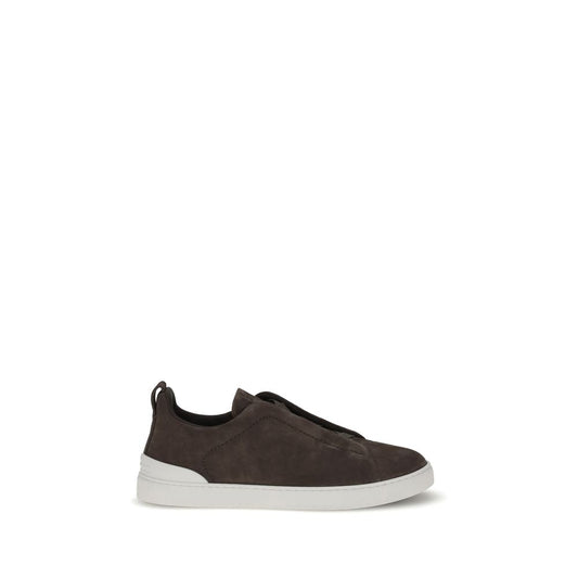 Black Calf Leather Bos Taurus Low Top Sneakers