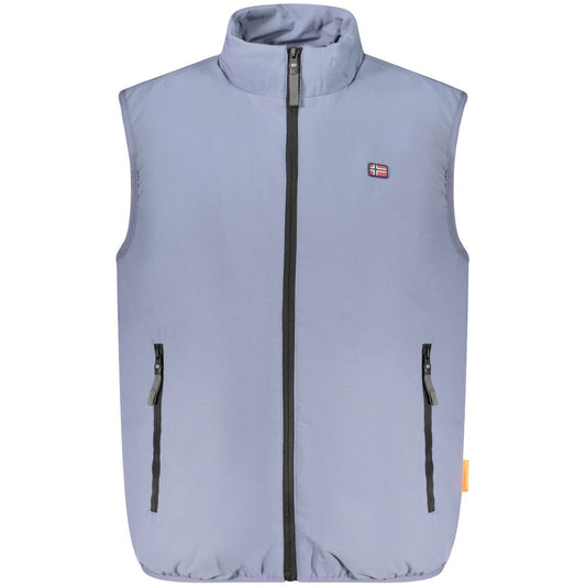 Azzurro Polyester Men's Jacket