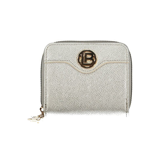 Grigio Polyurethane Women Wallet