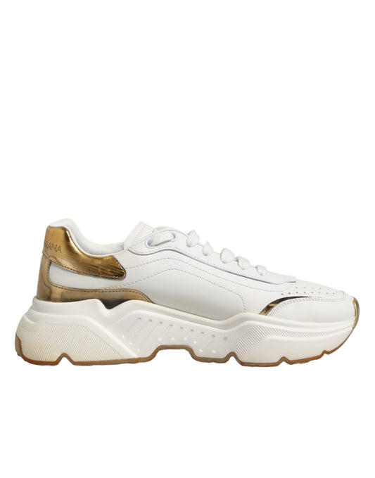 White Gold Daymaster Low Top Sneakers Shoes
