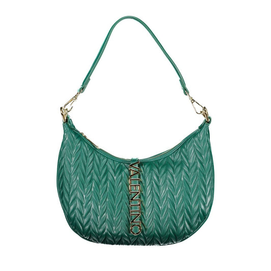 Green Polyurethane Women's Bag