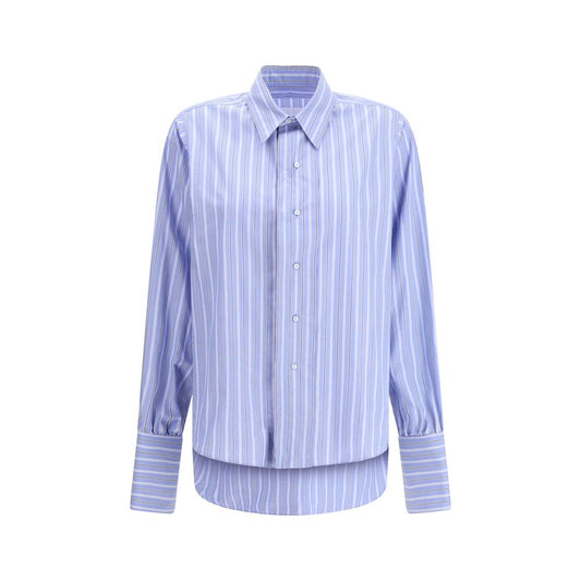 Light Blue Cotton Pattern Shirt