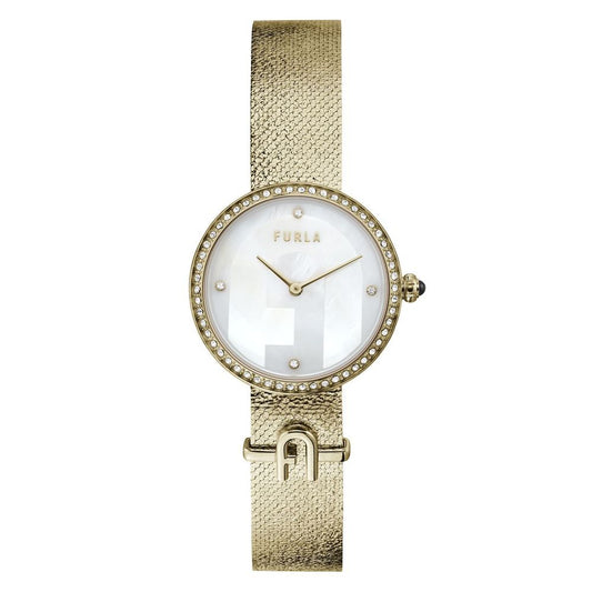 Gold Stainless Steel Dress Watch