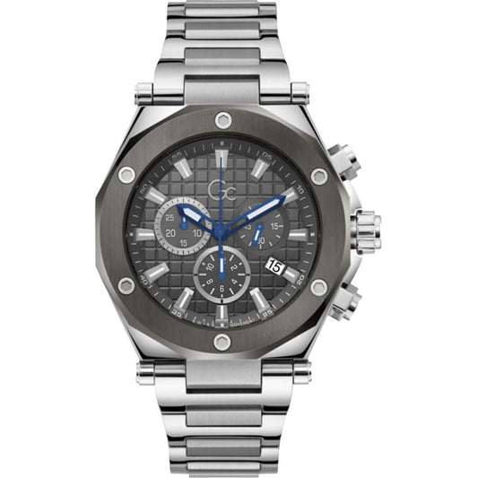 Gray Stainless Steel Dress Watch