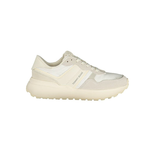 White Recycled Polyester Women Sneaker