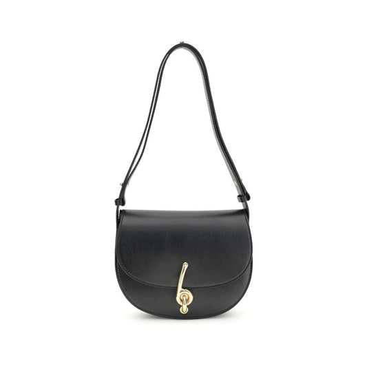 Black Calf Leather Bos Taurus Shoulder Bag