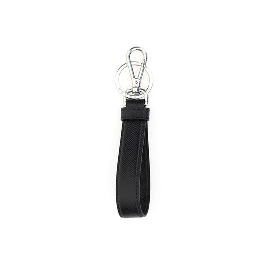 Black Stainless Steel Keychain