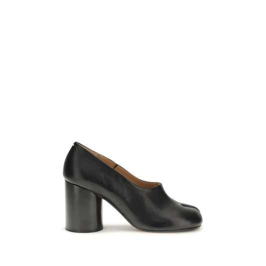 Black Calf Leather Bos Taurus Platform Pumps