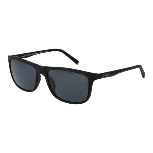 Black Stainless Steel Sunglasses