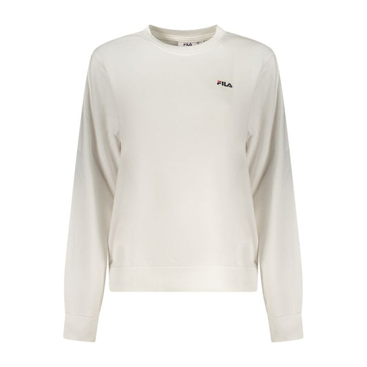 White Cotton Women's Sweatshirt
