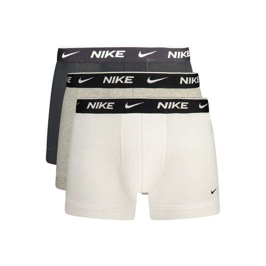 Grey Cotton Men Boxer Short