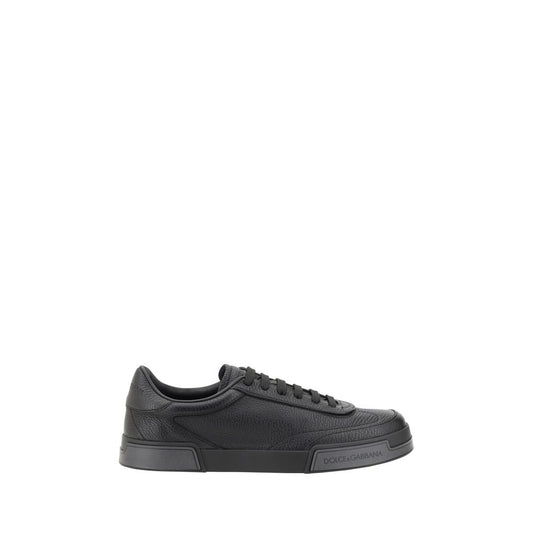 Black Calf Leather Bos Taurus Sneakers