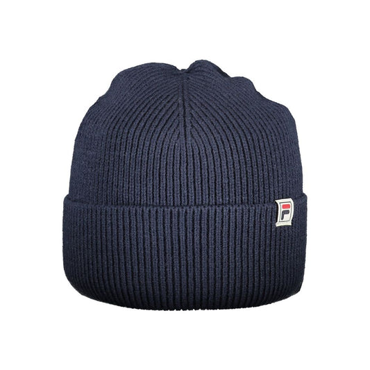 Blue Polyacrylic Men's Cap
