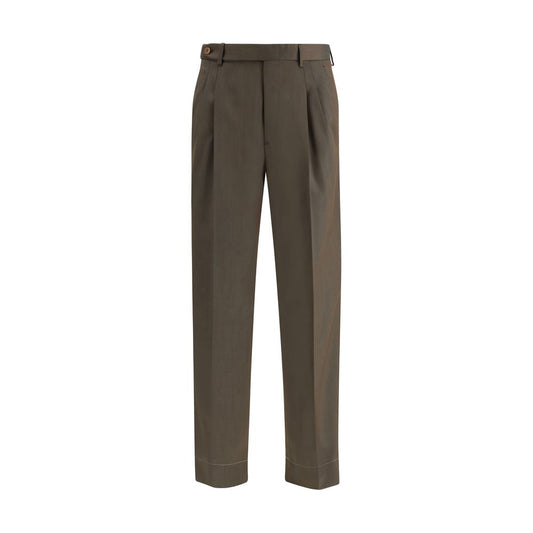 Bicolor Wool Oves Aries Casual Pants