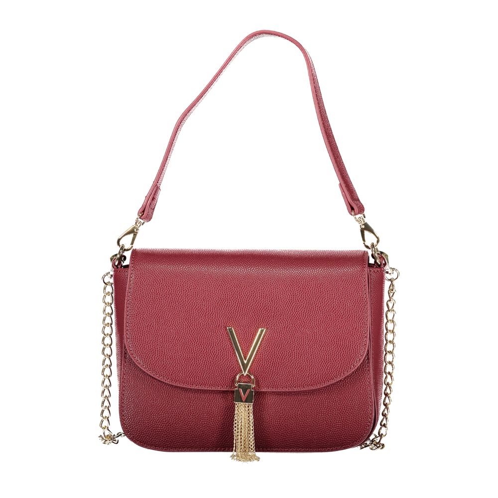 Rosso Polyurethane Women Handbag