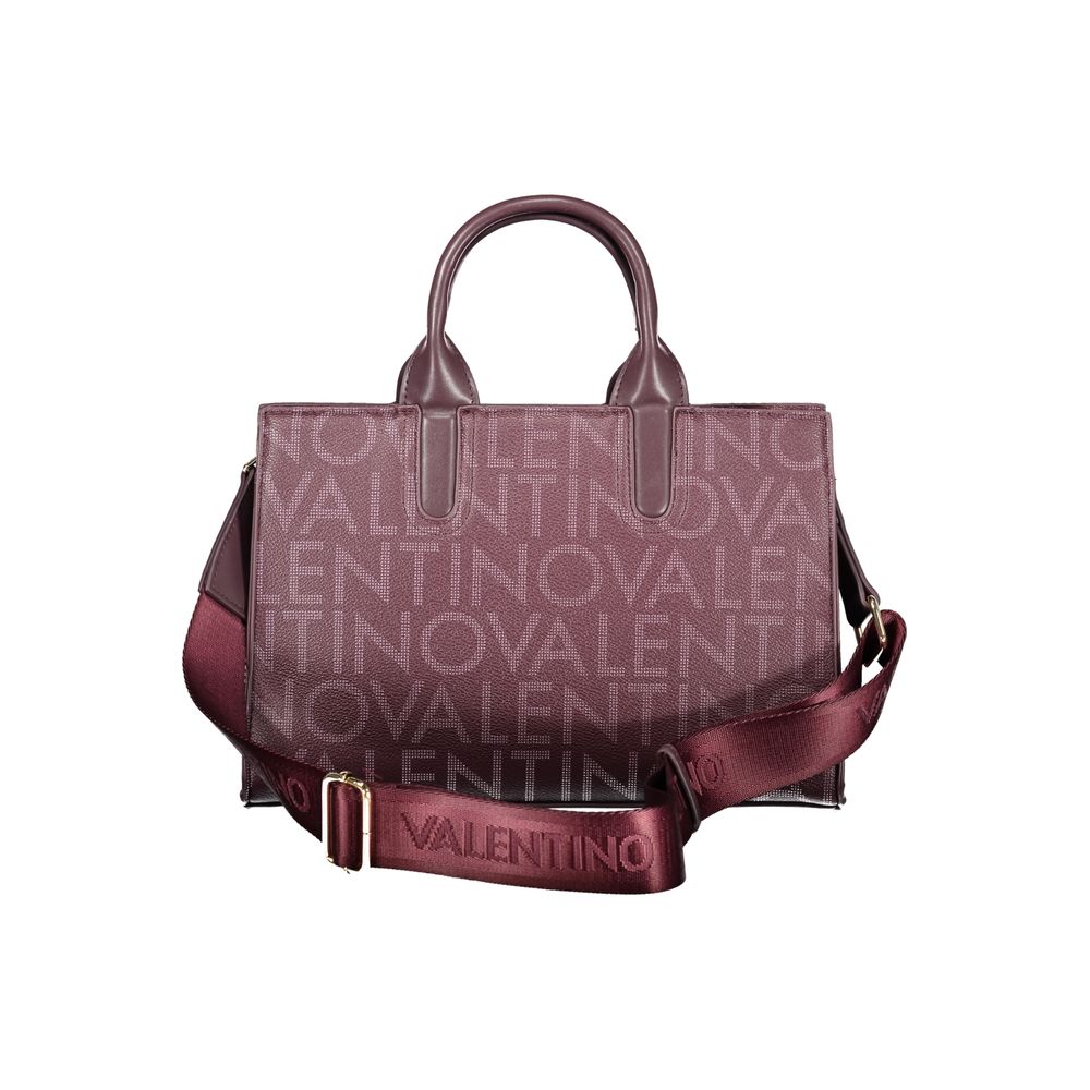 Rosso Polyurethane Women Handbag