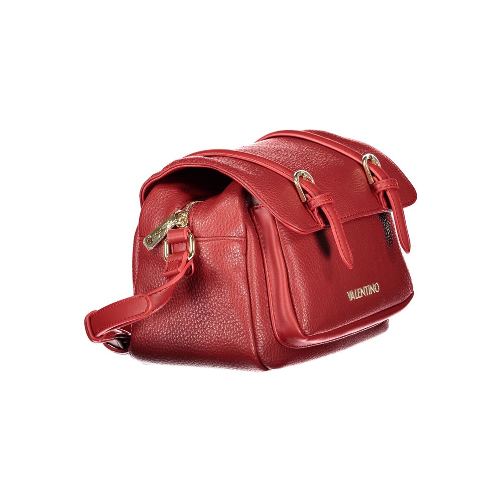 Rosso Polyurethane Woman Handbag