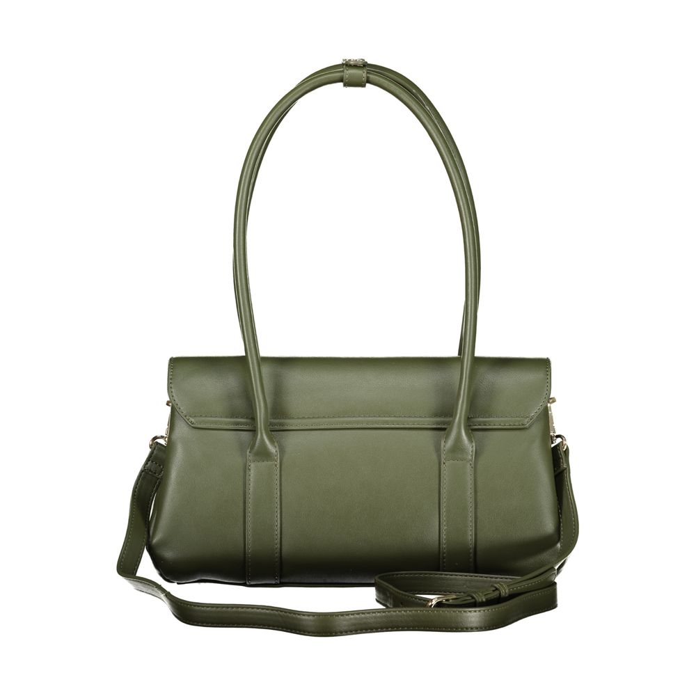 Verde Polyurethane Women's Handbag