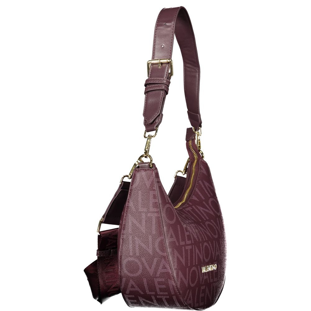 Rosso Polyurethane Women Handbag