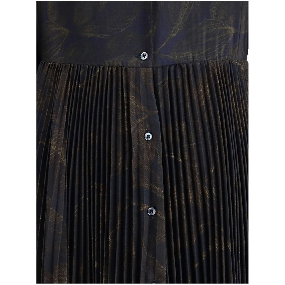 Multicolor Polyester Casual Dress