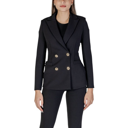 Black Polyester Blazer