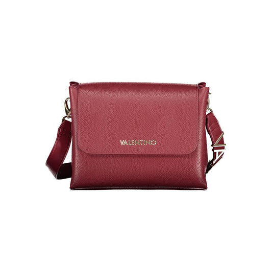 Rosso Polyurethane Women Handbag