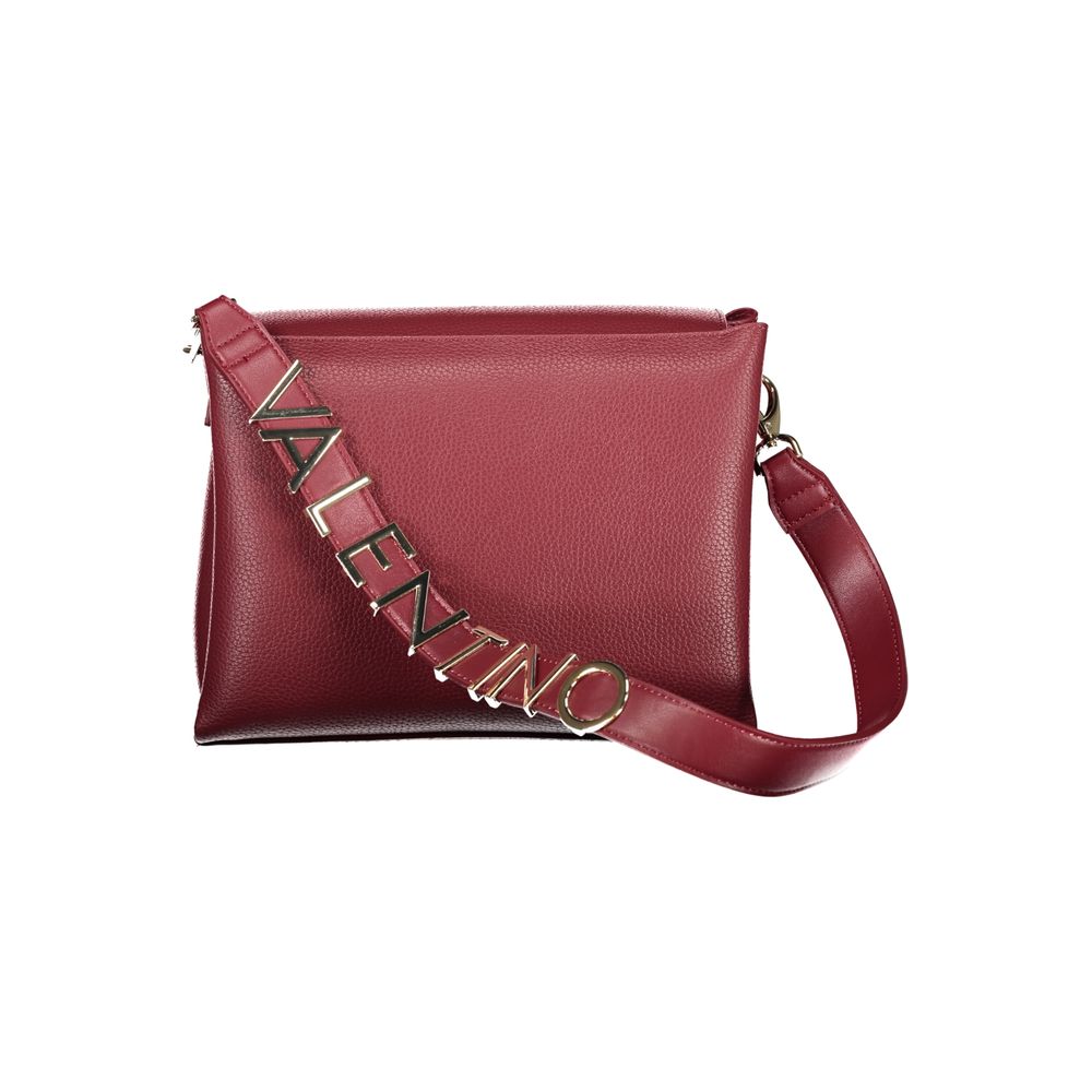 Rosso Polyurethane Women Handbag