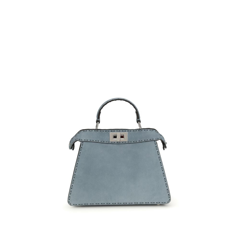 Light Blue Calf Leather Bos Taurus Handbag