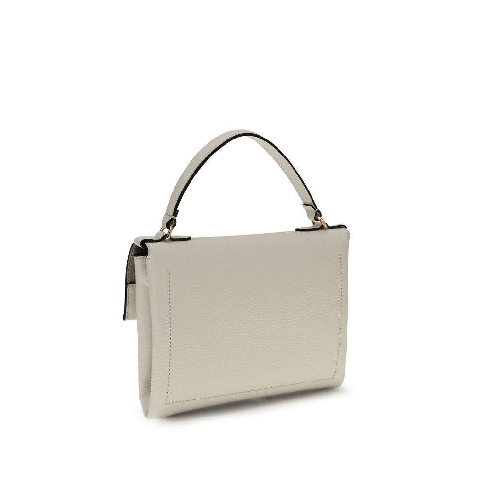 Cream Calf Leather Bos Taurus Handbag