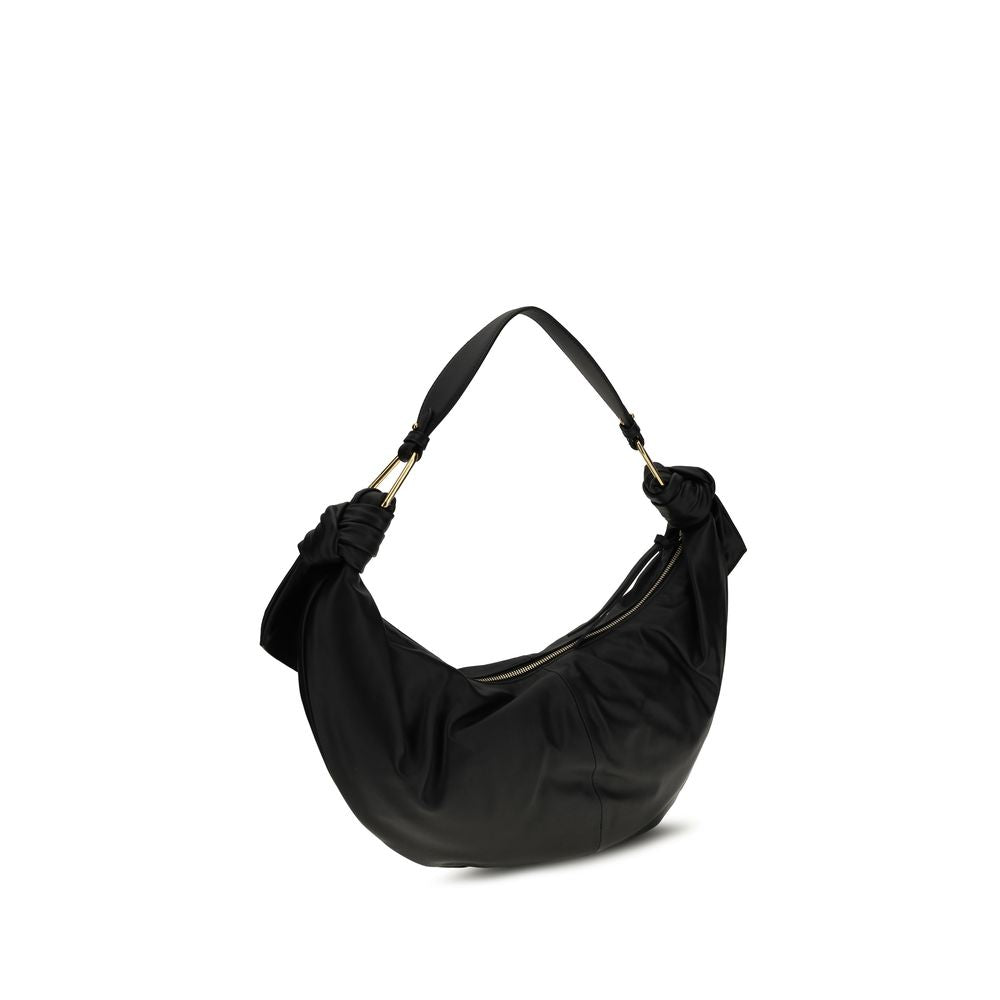 Black Calf Leather Bos Taurus Shoulder Bag