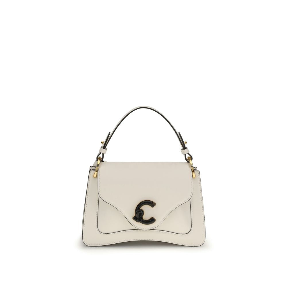 Cream Calf Leather Bos Taurus Shoulder Bag