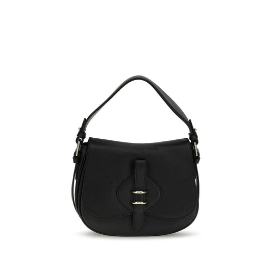 Black Calf Leather Bos Taurus Shoulder Bag