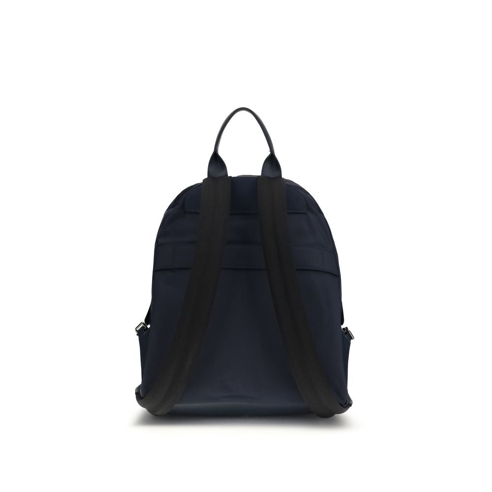 Blue Fabric Backpack
