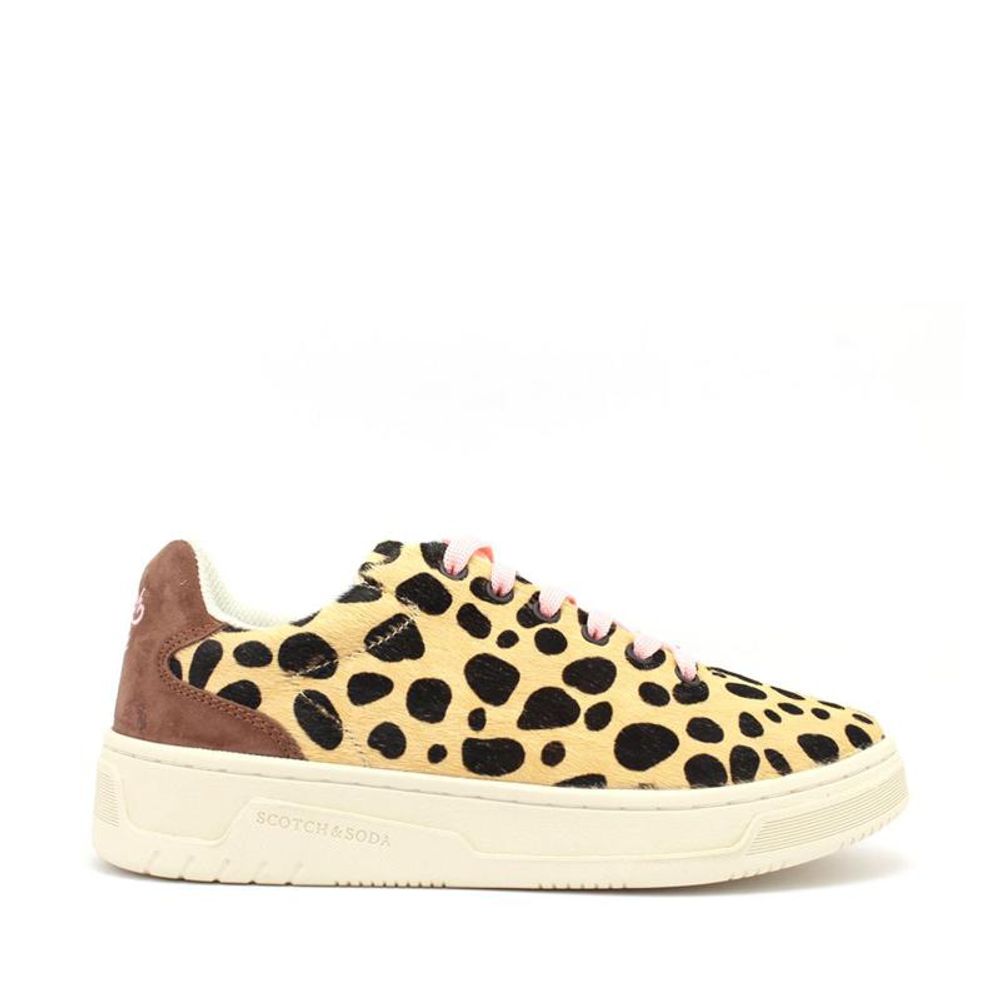 Multicolor Leather Low Top Sneakers