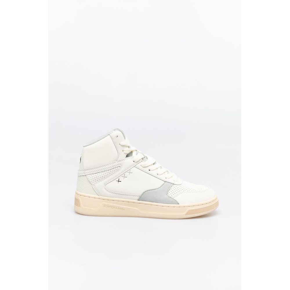 White And High Top Sneakers