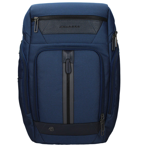 Blue Fabric Backpack