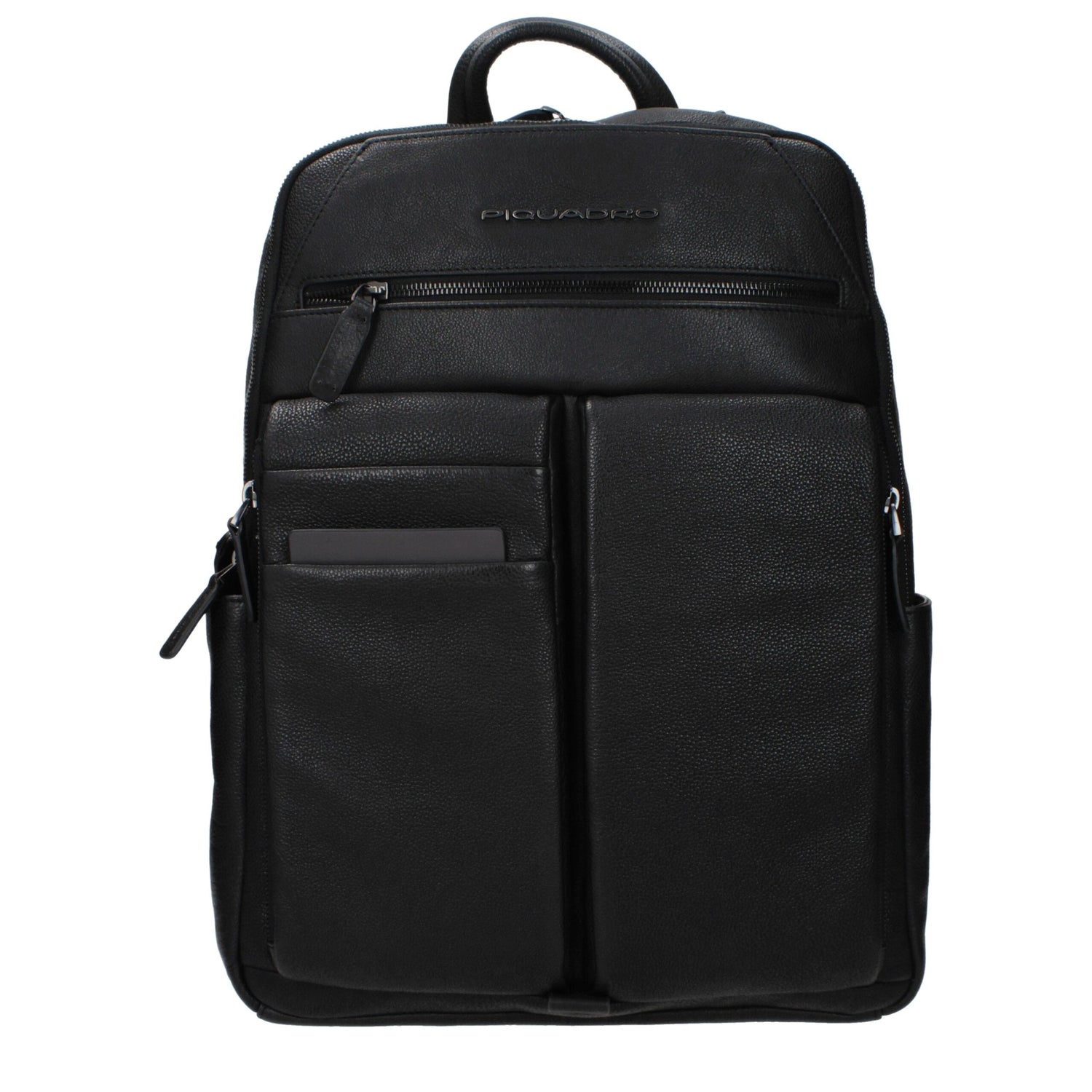 Black Leather Backpack