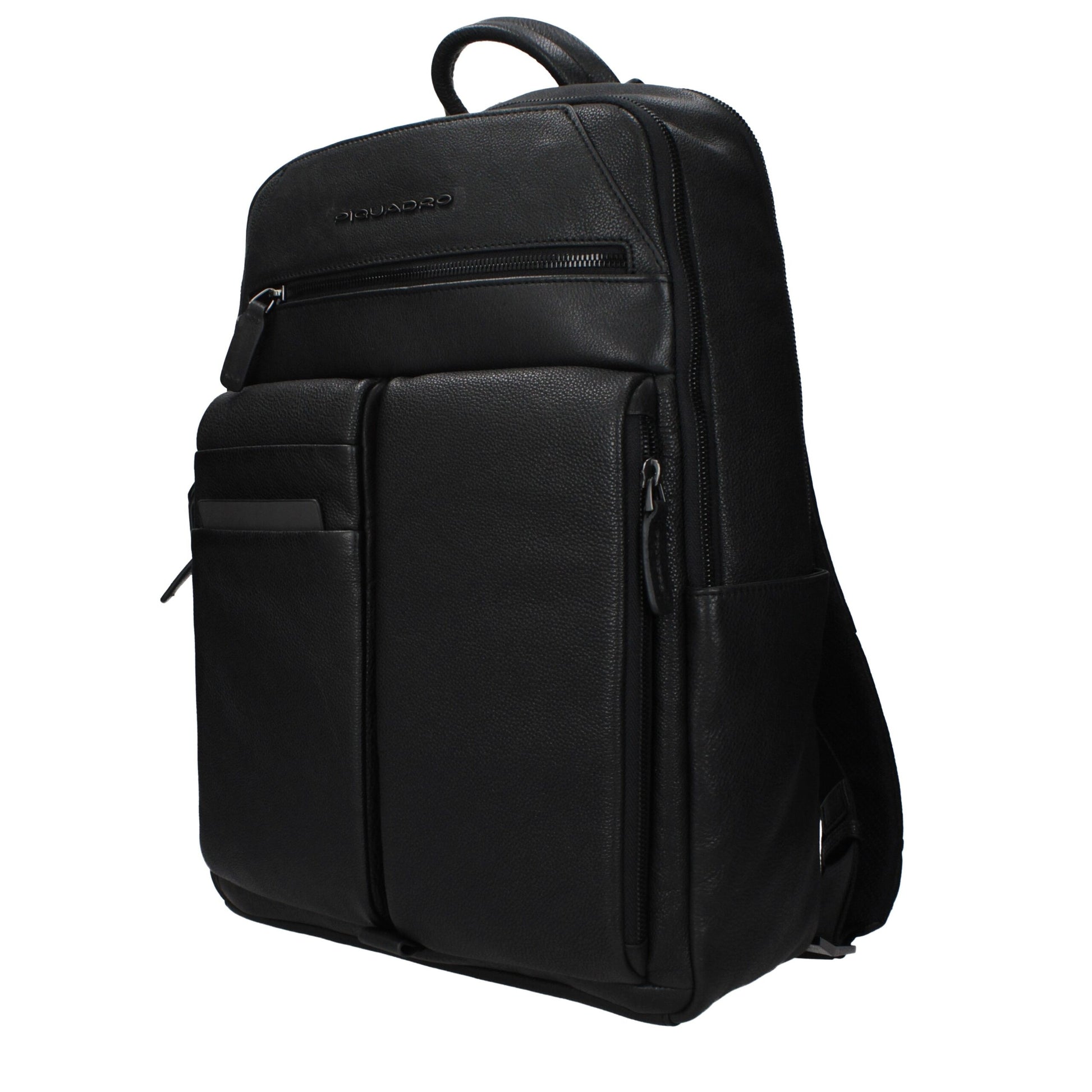 Black Leather Backpack