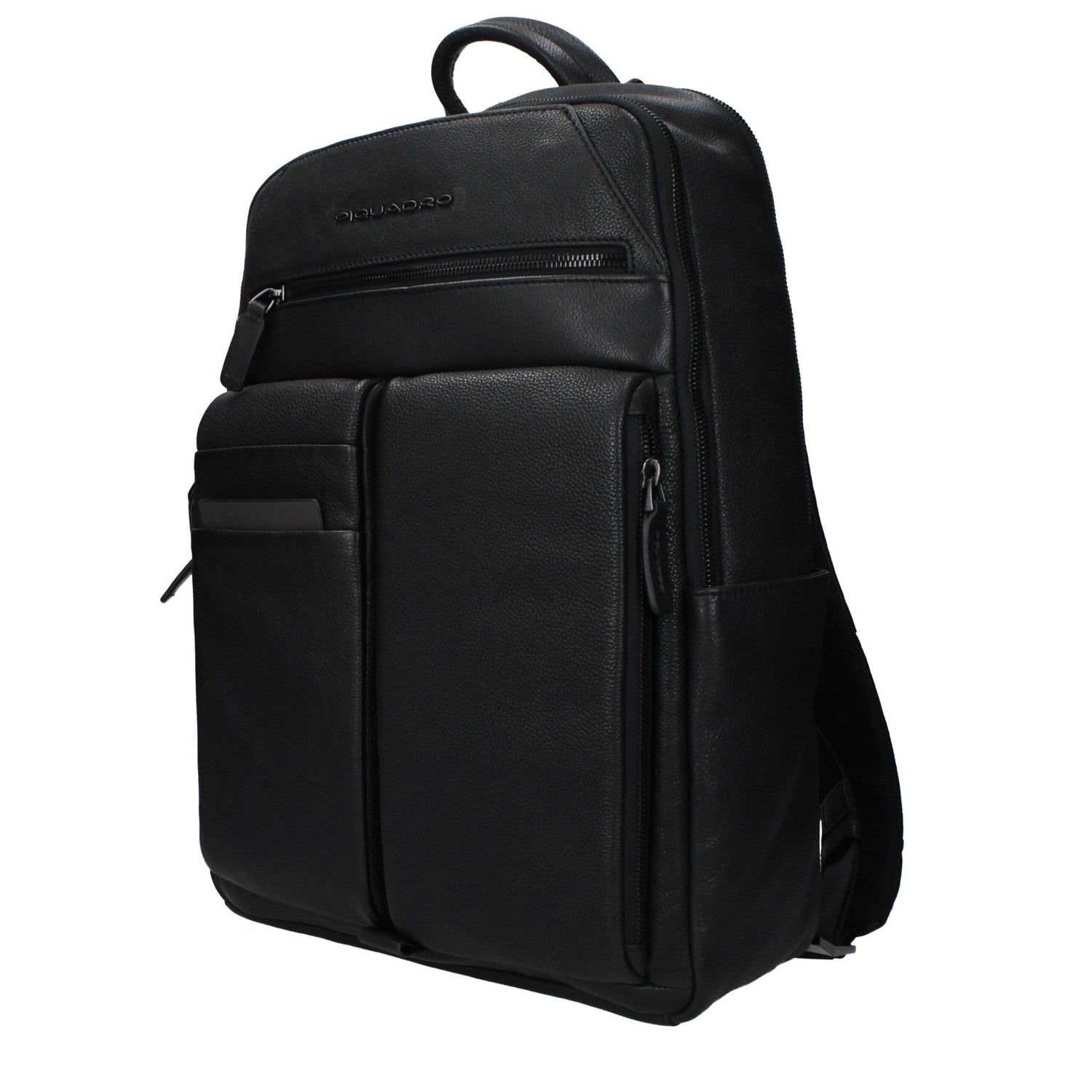 Black Leather Backpack