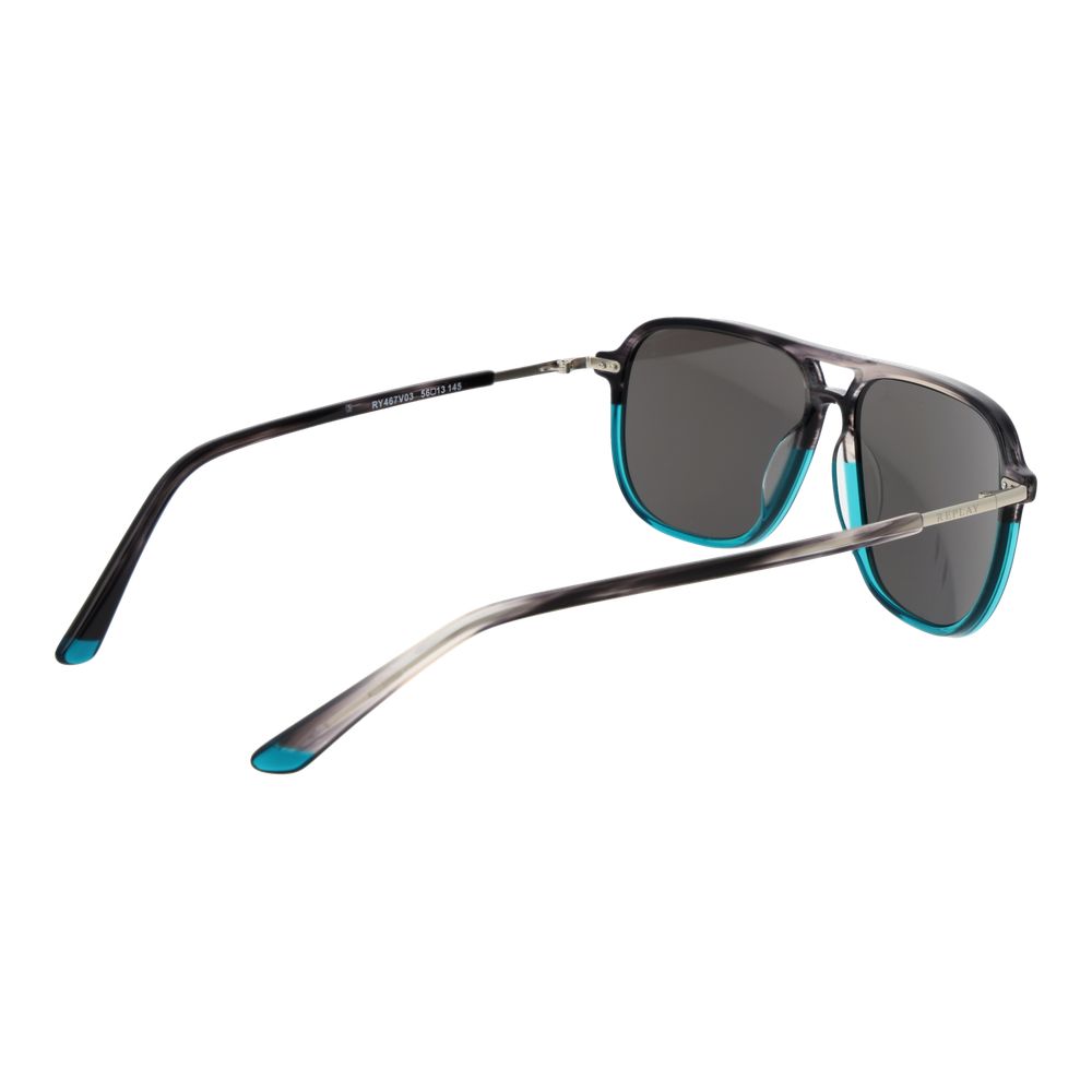 Turquoise Plastic Sunglasses