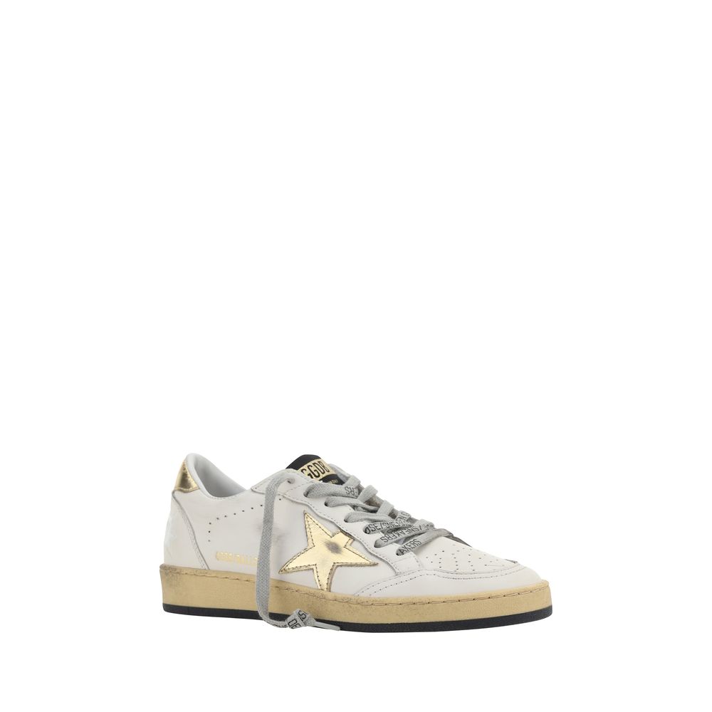 White Rubber Low Top Sneakers