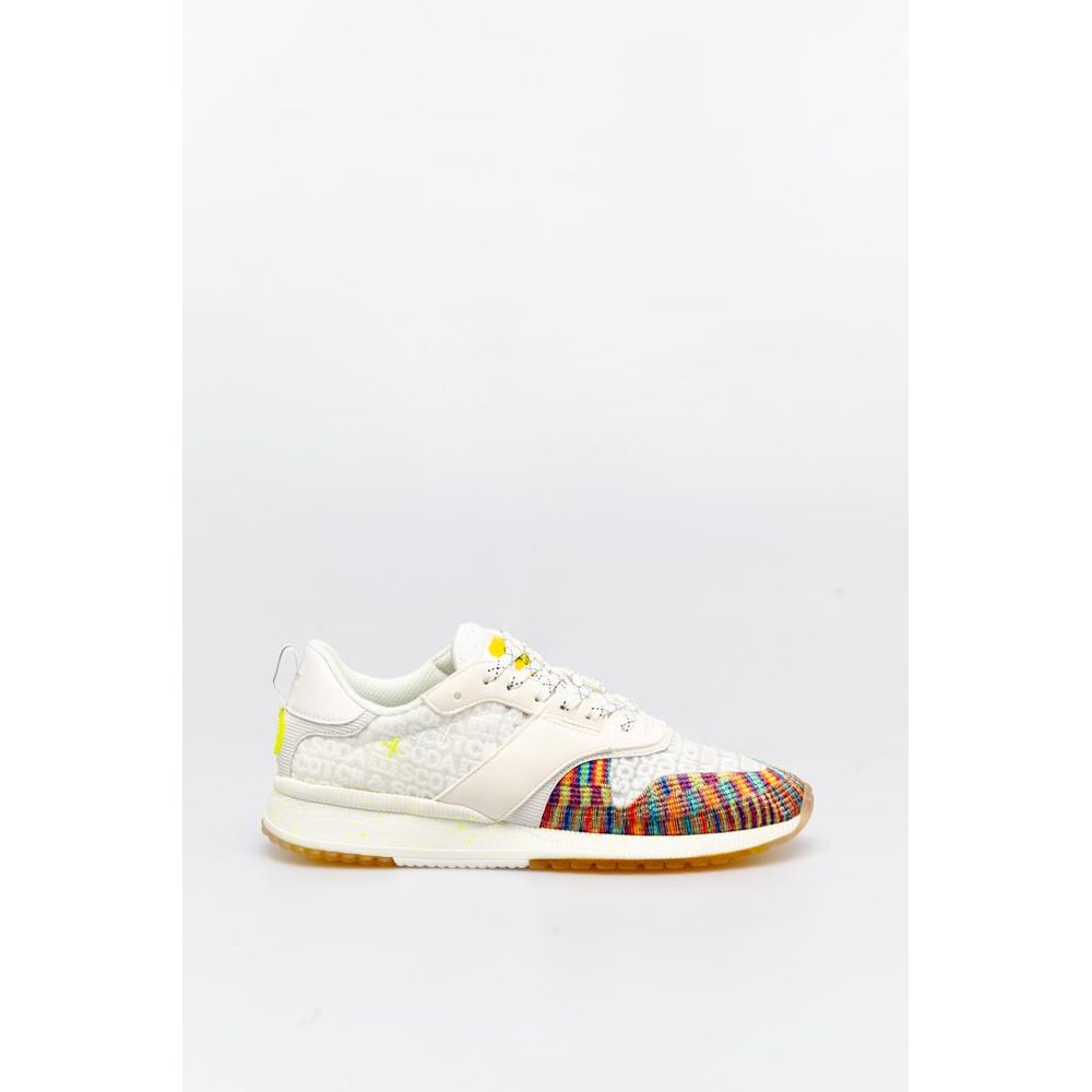 Bicolor Textile Athletic Sneakers
